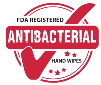 FDA Registered Antibacterial Hand Wipes