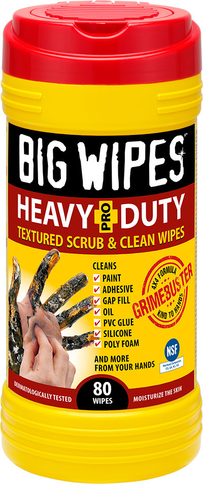 Big Wipes Heavy Duty Antibacterial Textured Cleaning Wipes 80pk